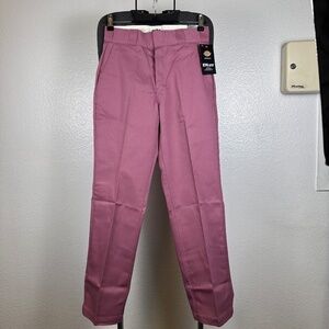 Dickies Mauve Tailored Trousers Size 2